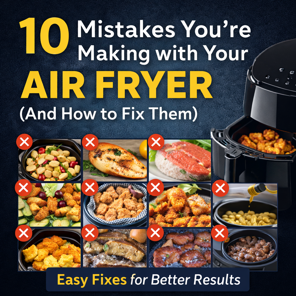 Air Fryer Mistakes: 10 Common Errors (And How to Fix Them)