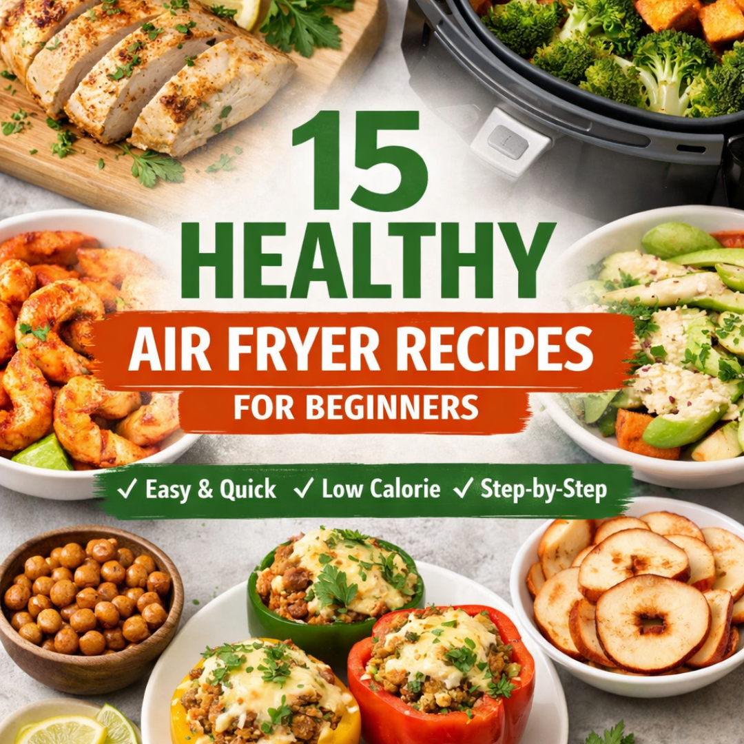 Healthy Air Fryer Recipes for Beginners – 15 Easy & Quick Meals