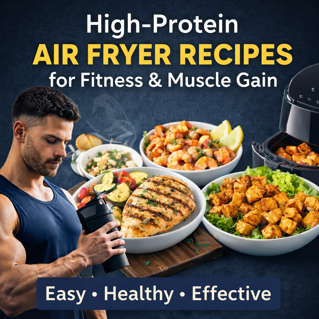 High Protein Air Fryer Recipes for Muscle Gain (Easy & Healthy)