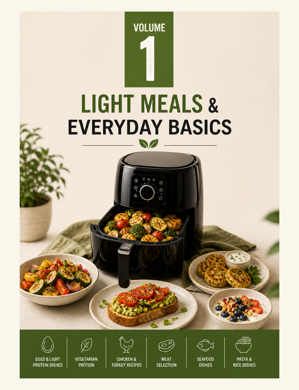 Healthy Air Fryer - 500 Recipes to Cook Smart & Eat Healthy with Flavor.