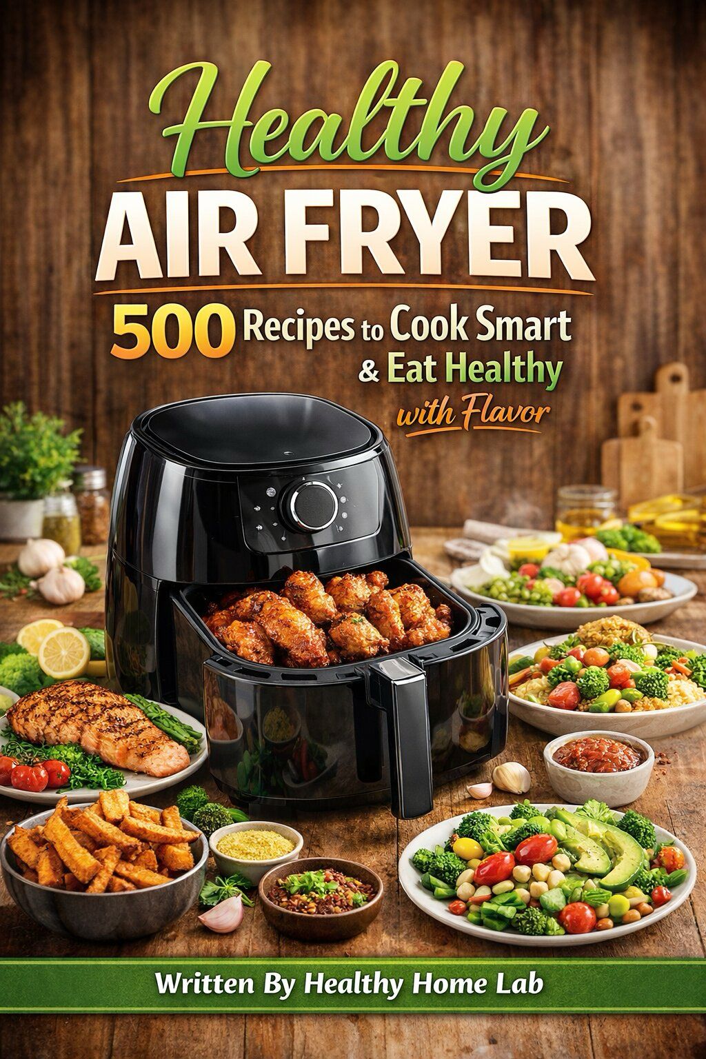 PROVA Healthy Air Fryer - 500 Recipes to Cook Smart & Eat Healthy with Flavor.